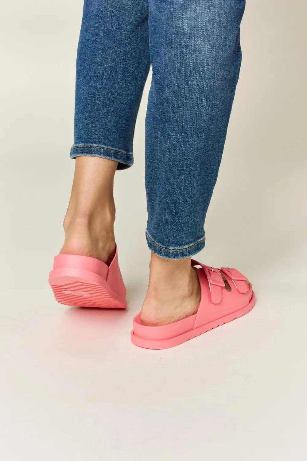 Legend Double Buckle Open Toe Sandals - ShalayeFashion