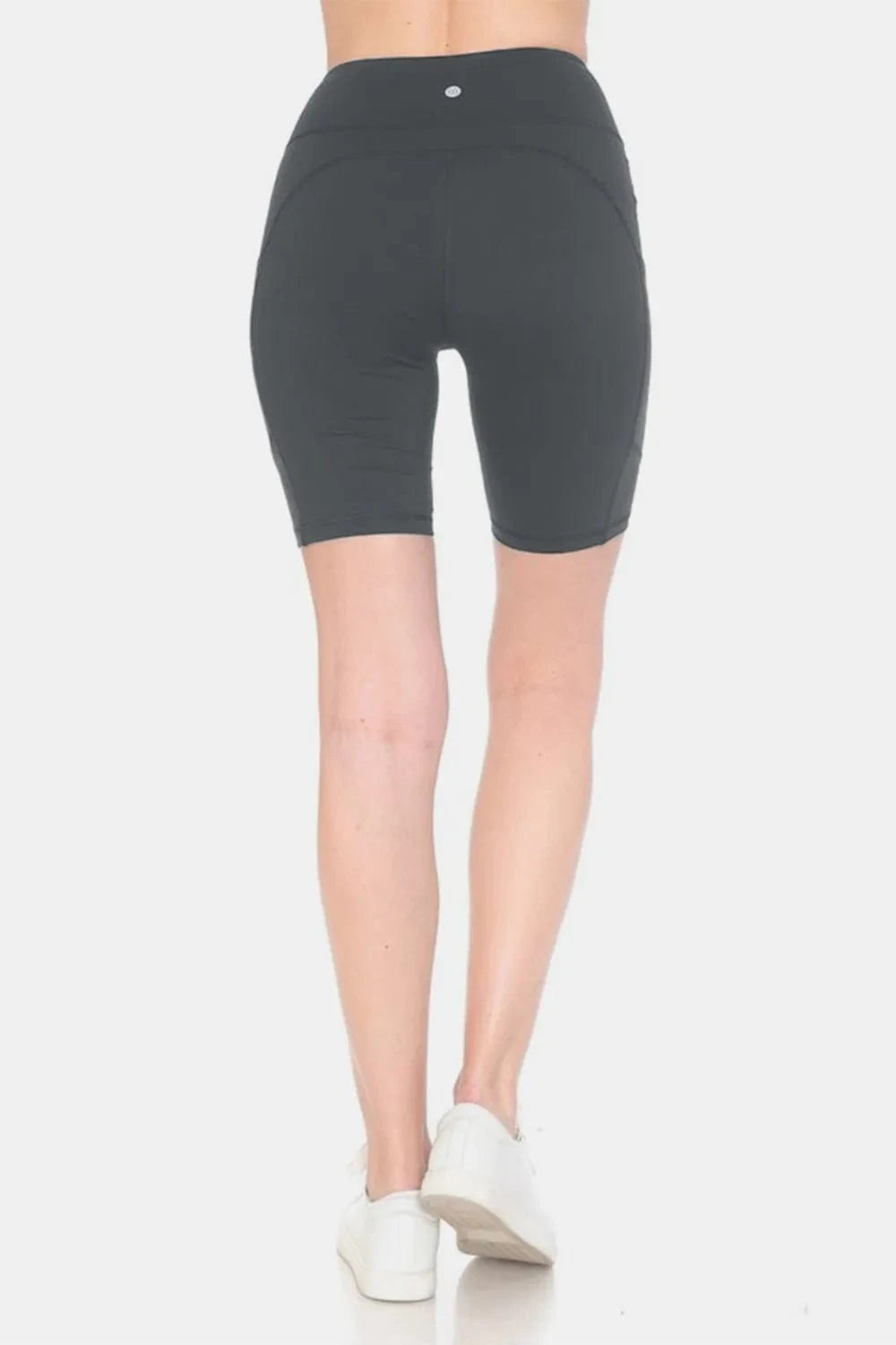 Leggings Depot Full Size High Waist Active Shorts - ShalayeFashion