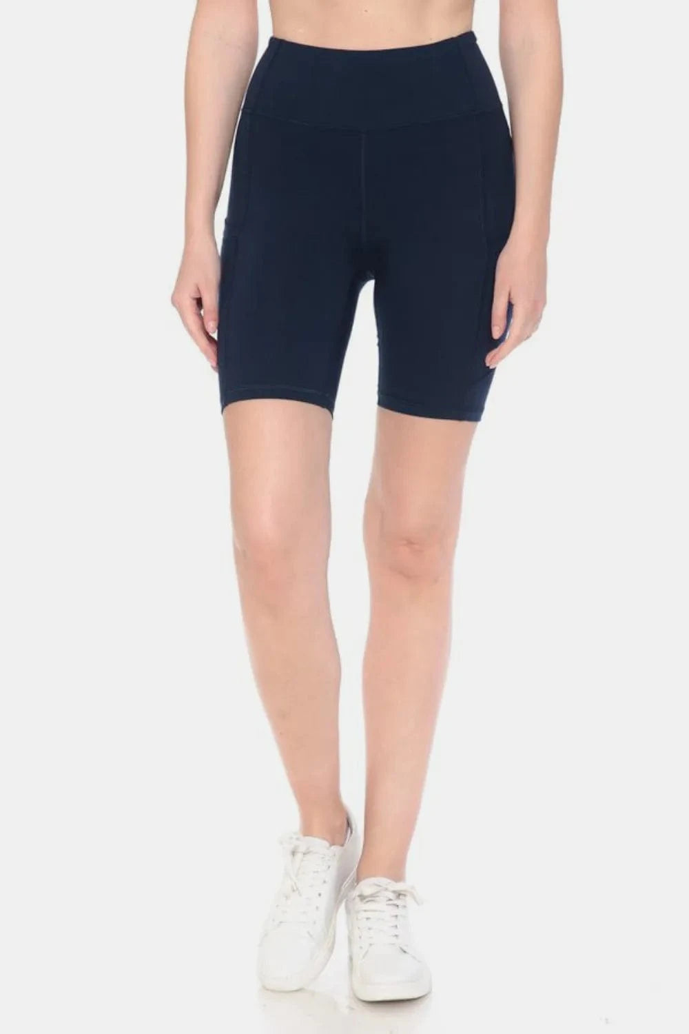 Leggings Depot Full Size High Waist Active Shorts - ShalayeFashion