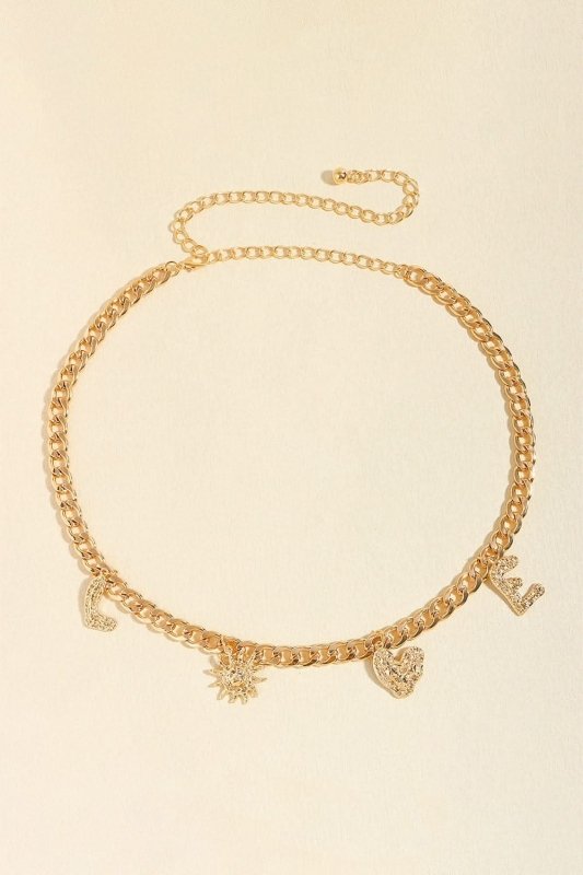 LOVE Alloy Belt - ShalayeFashion