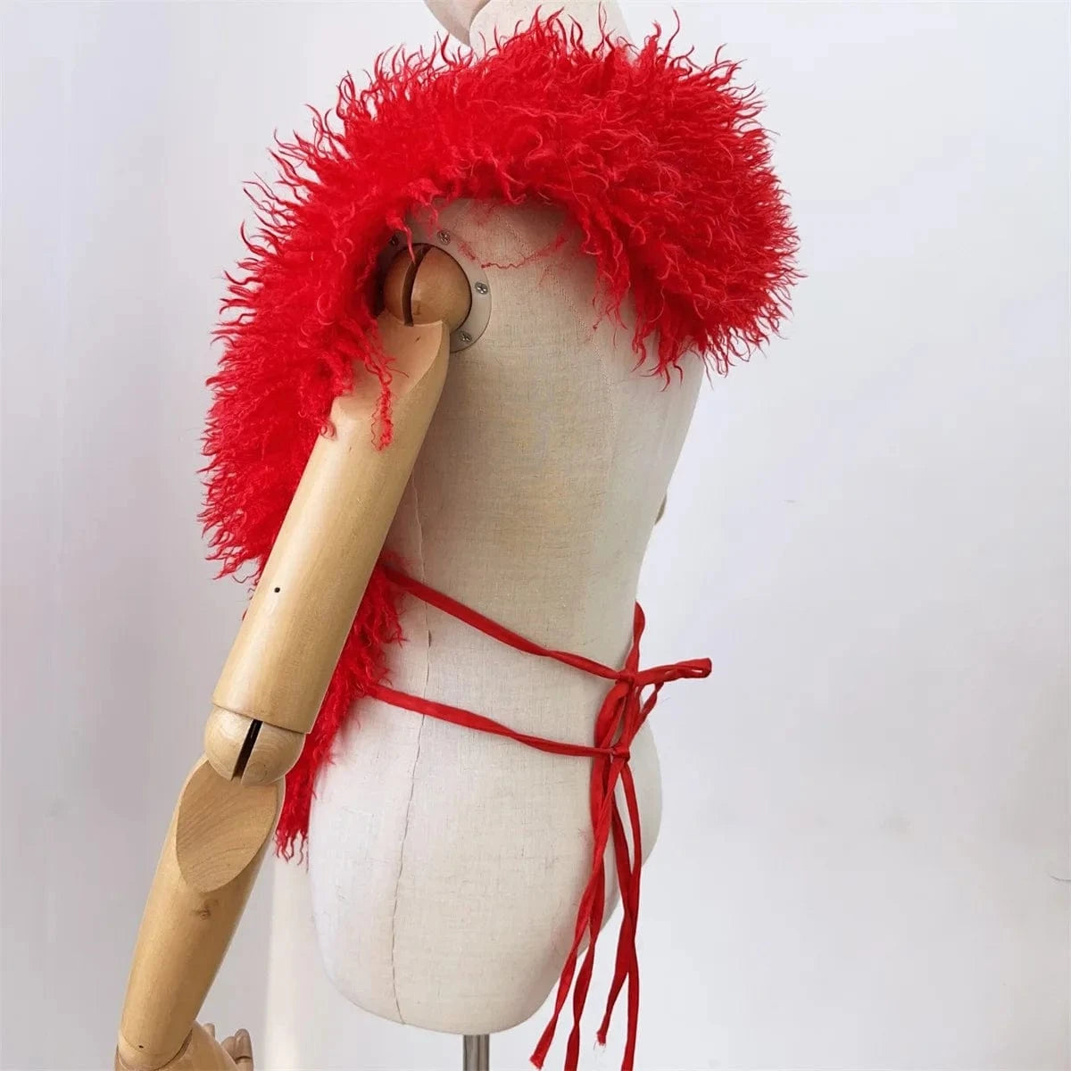 Luxury Faux Fur Halter Vest Women - ShalayeFashion
