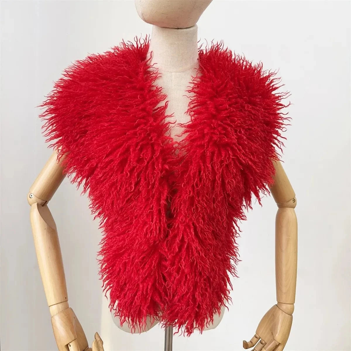 Luxury Faux Fur Halter Vest Women - ShalayeFashion