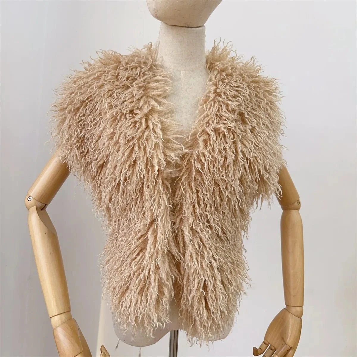 Luxury Faux Fur Halter Vest Women - ShalayeFashion