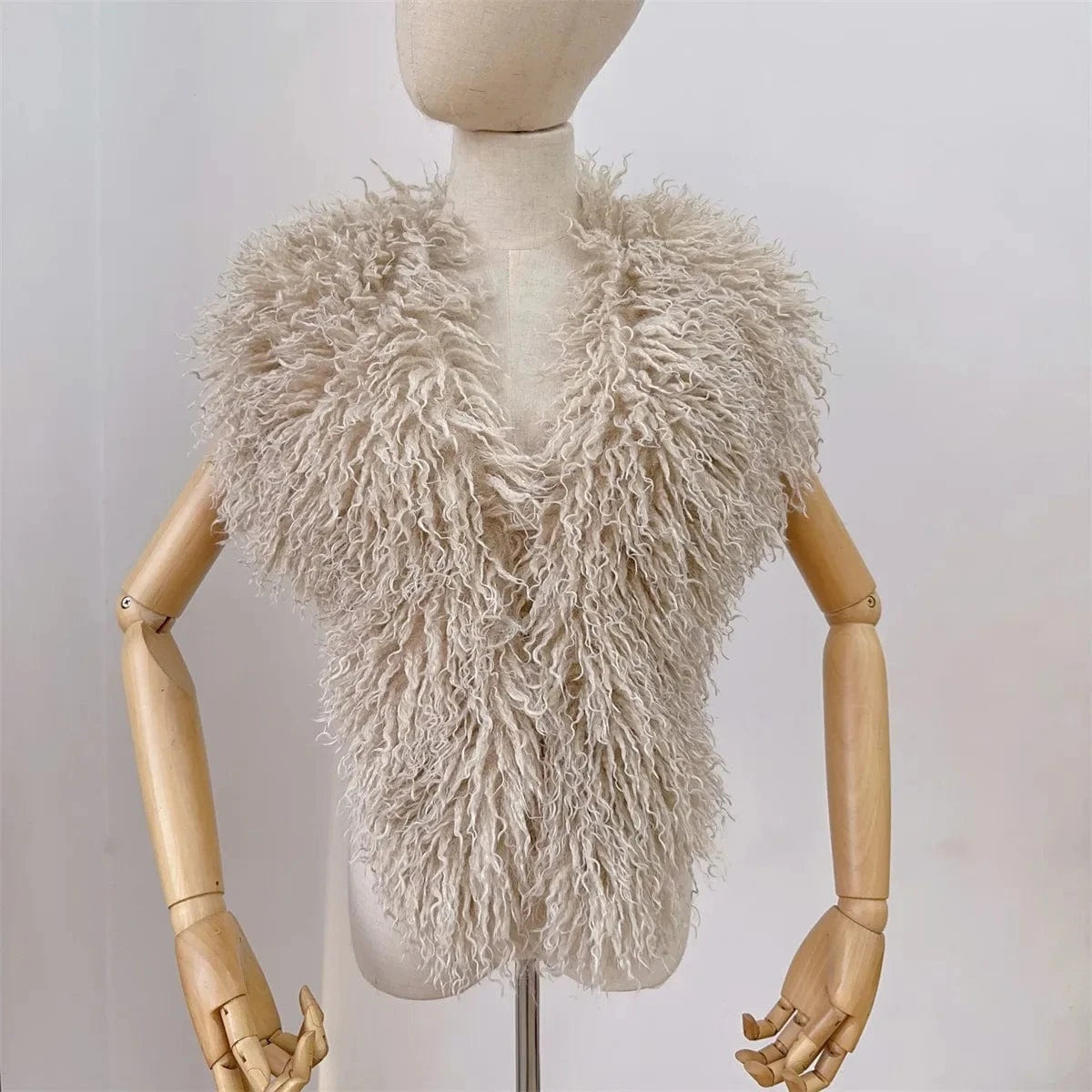 Luxury Faux Fur Halter Vest Women - ShalayeFashion