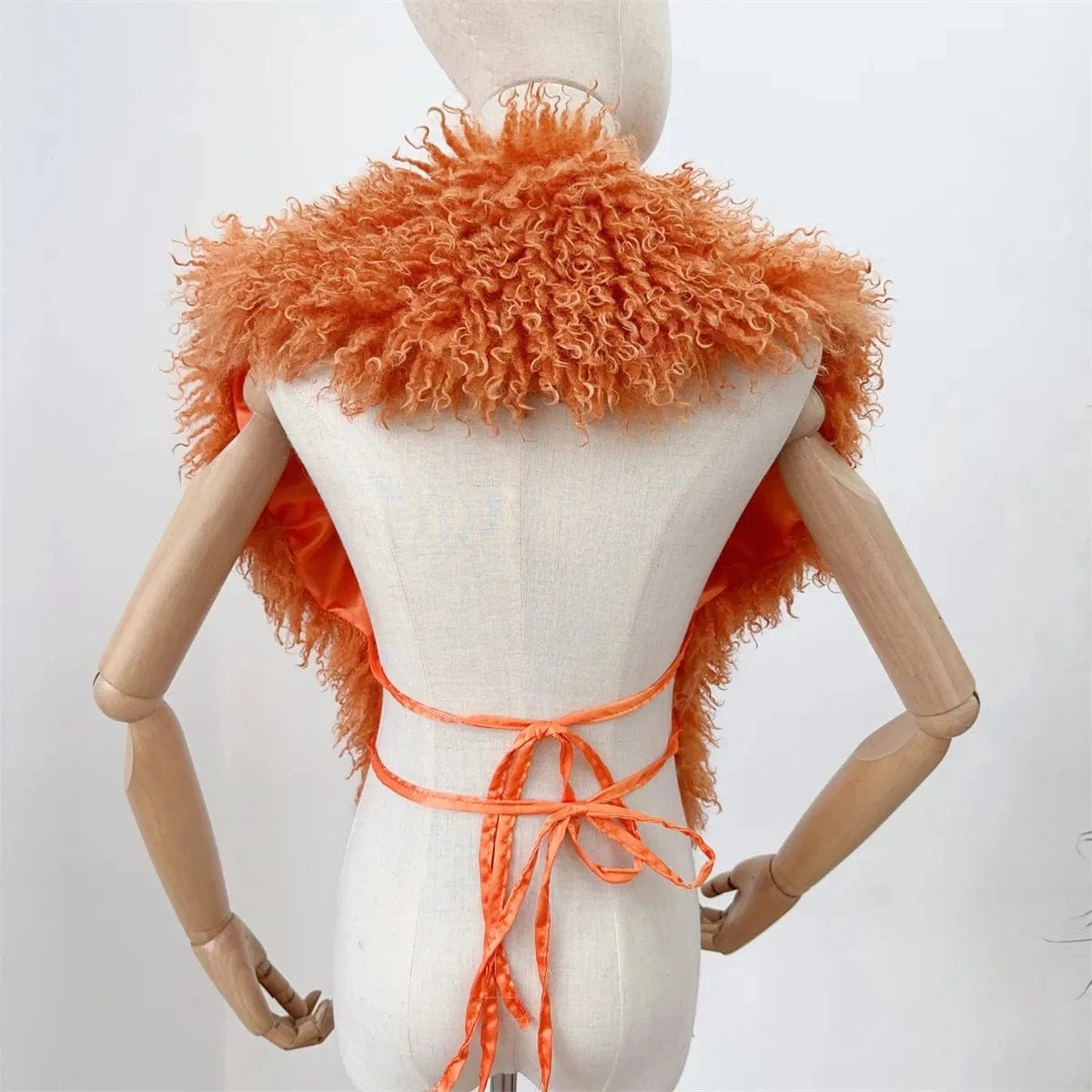Luxury Faux Fur Halter Vest Women - ShalayeFashion