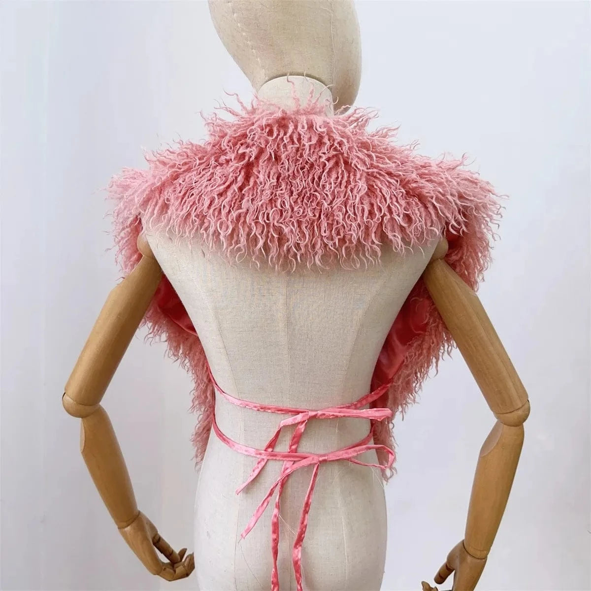 Luxury Faux Fur Halter Vest Women - ShalayeFashion