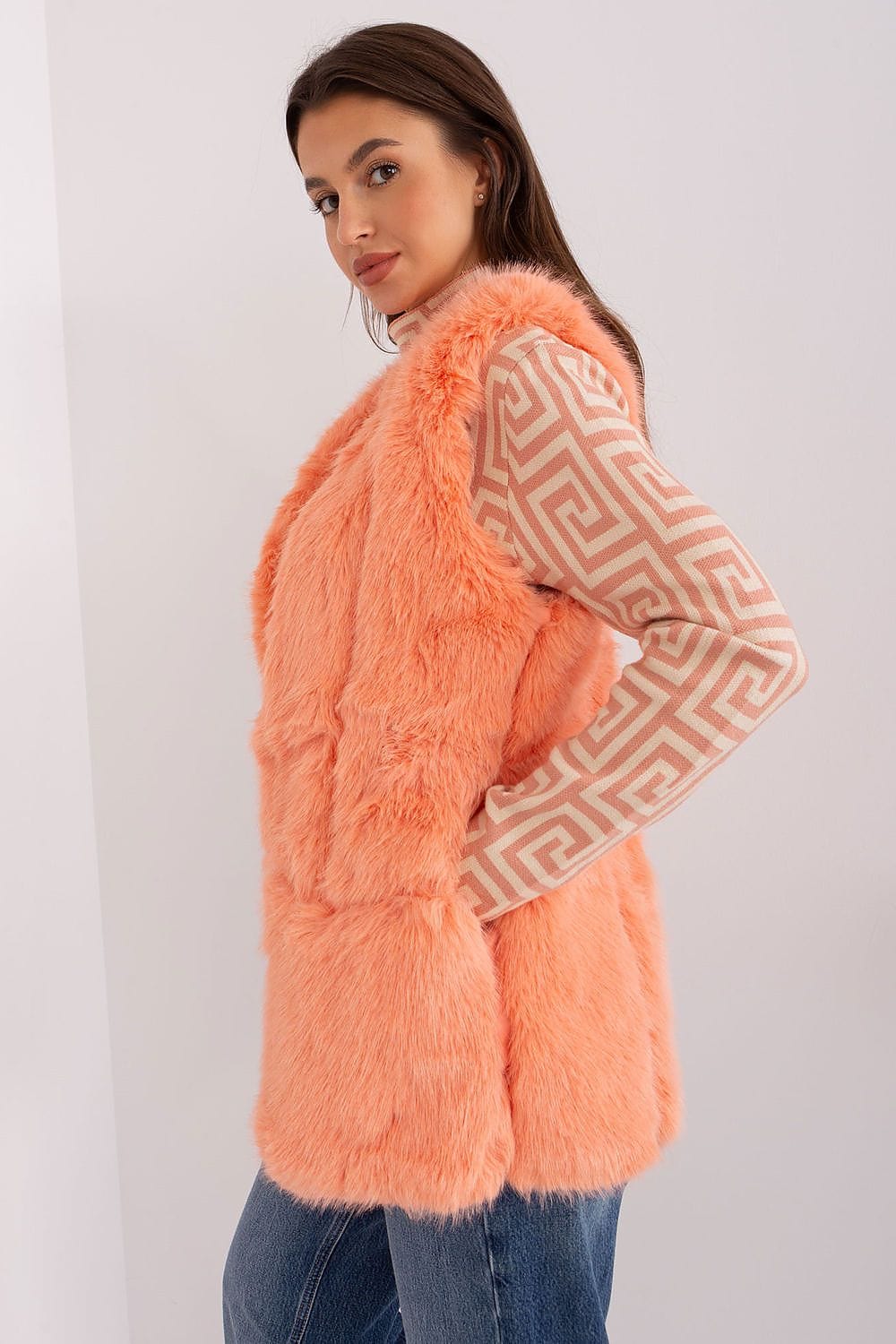 Luxury Women’s Casual Long Fur Vest - ShalayeFashion