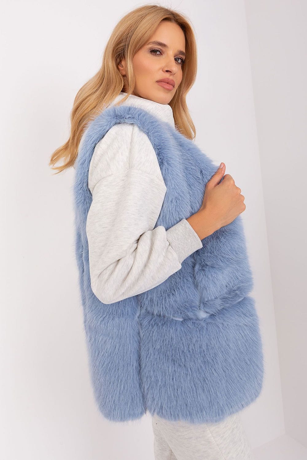 Luxury Women’s Casual Long Fur Vest - ShalayeFashion