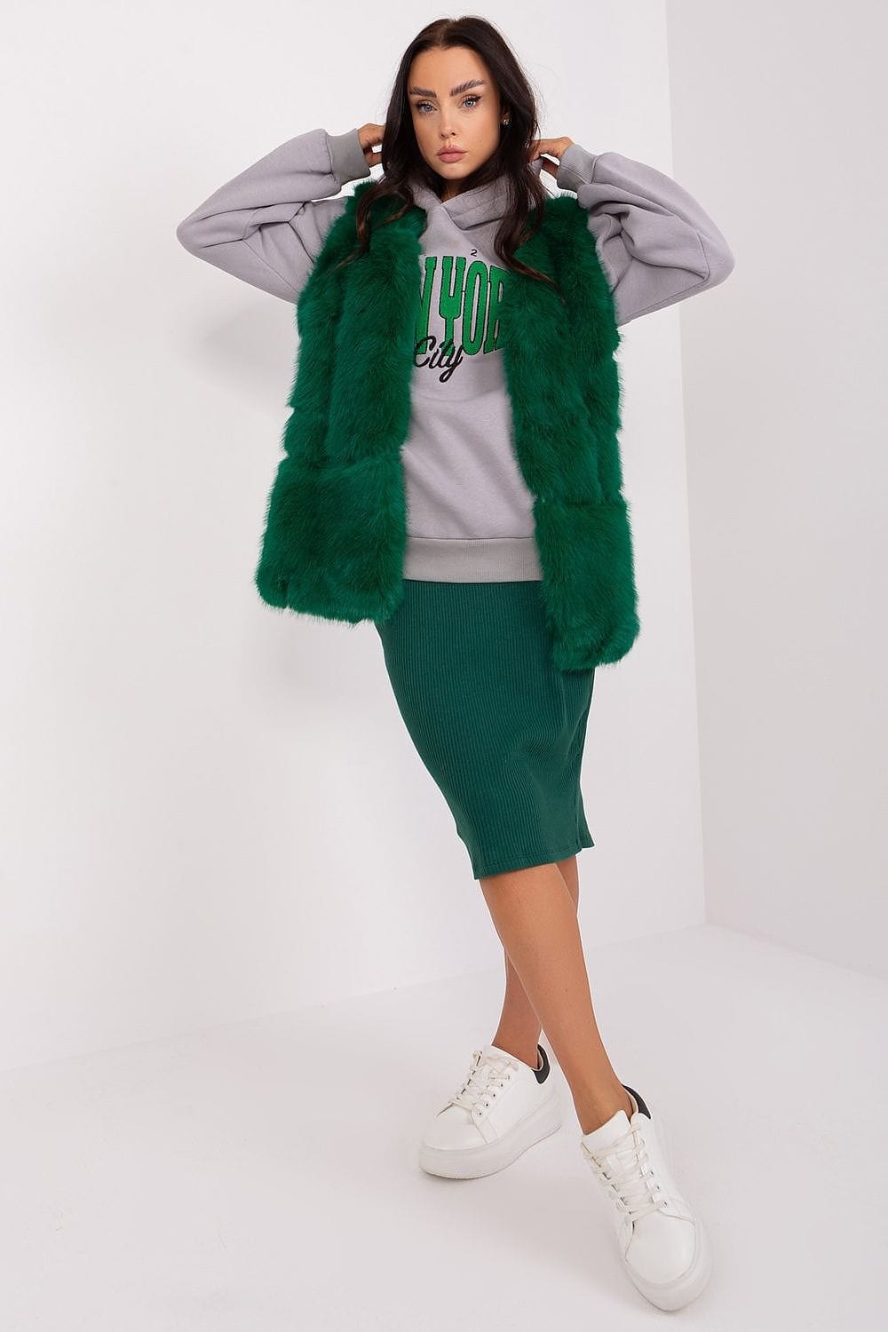 Luxury Women’s Casual Long Fur Vest - ShalayeFashion