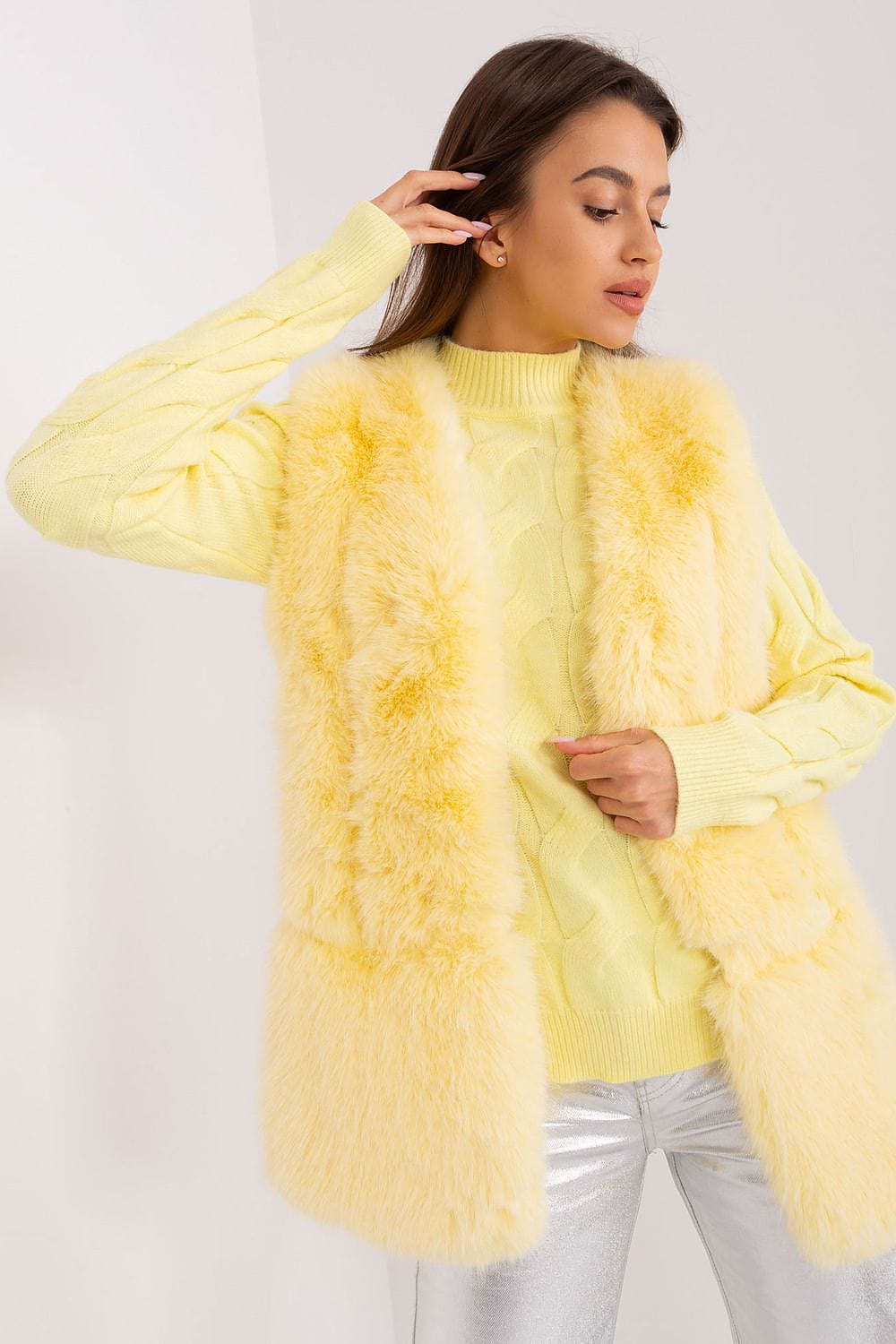 Luxury Women’s Casual Long Fur Vest - ShalayeFashion