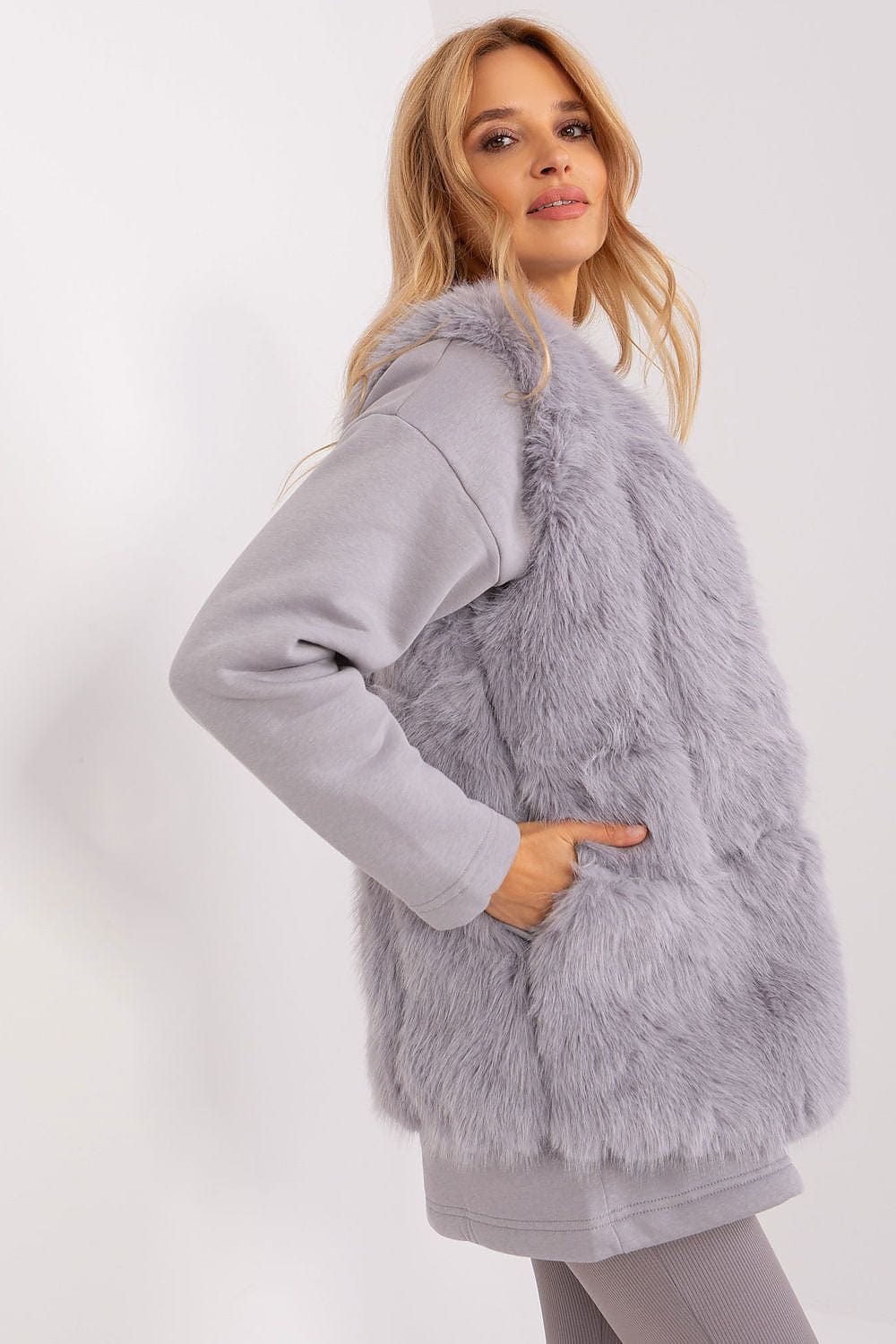 Luxury Women’s Casual Long Fur Vest - ShalayeFashion