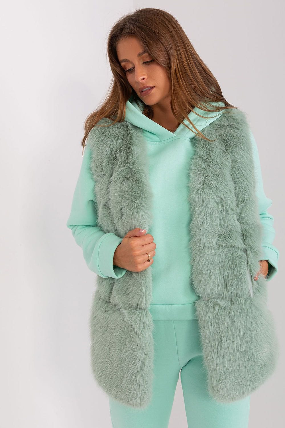 Luxury Women’s Casual Long Fur Vest - ShalayeFashion