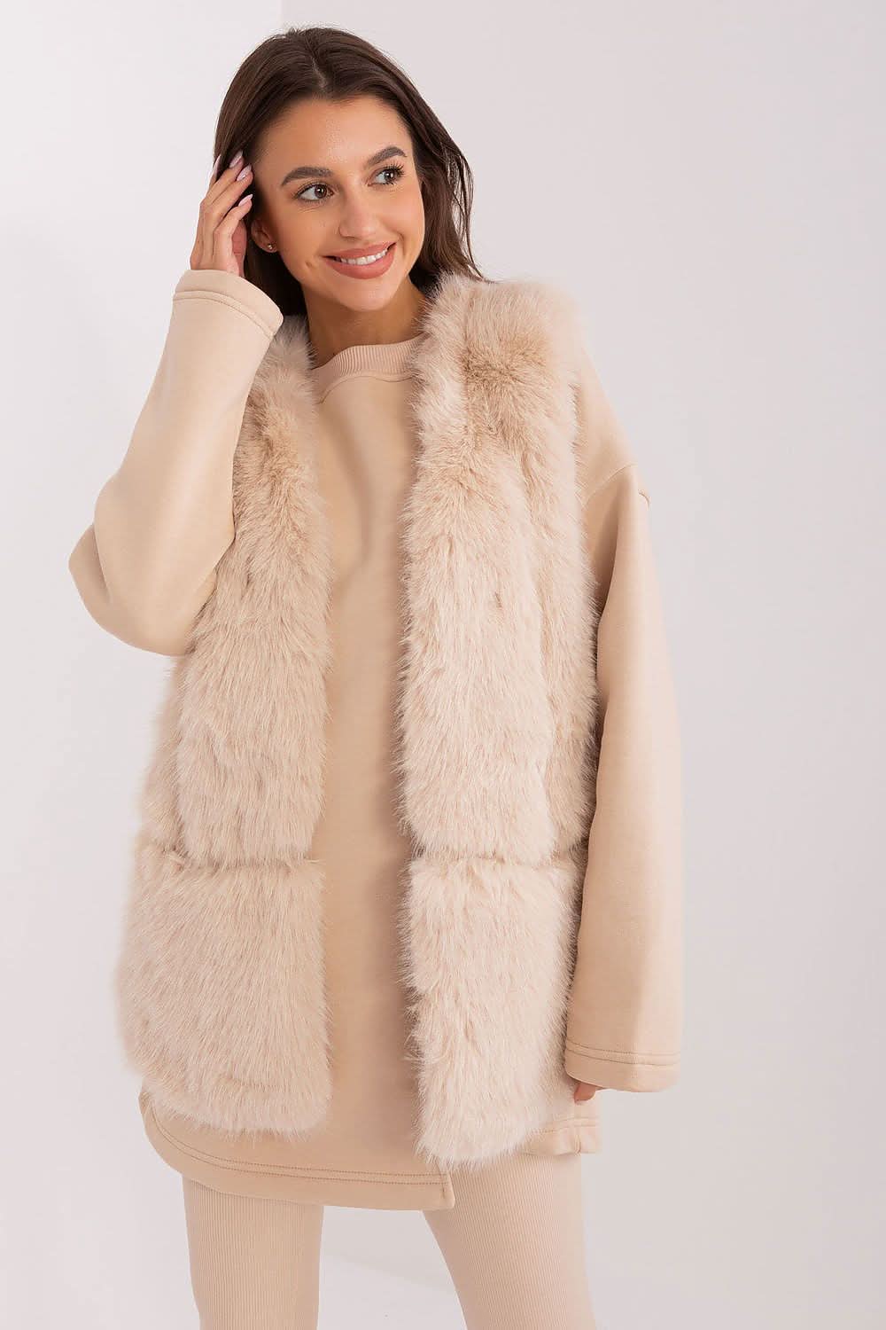 Luxury Women’s Casual Long Fur Vest - ShalayeFashion