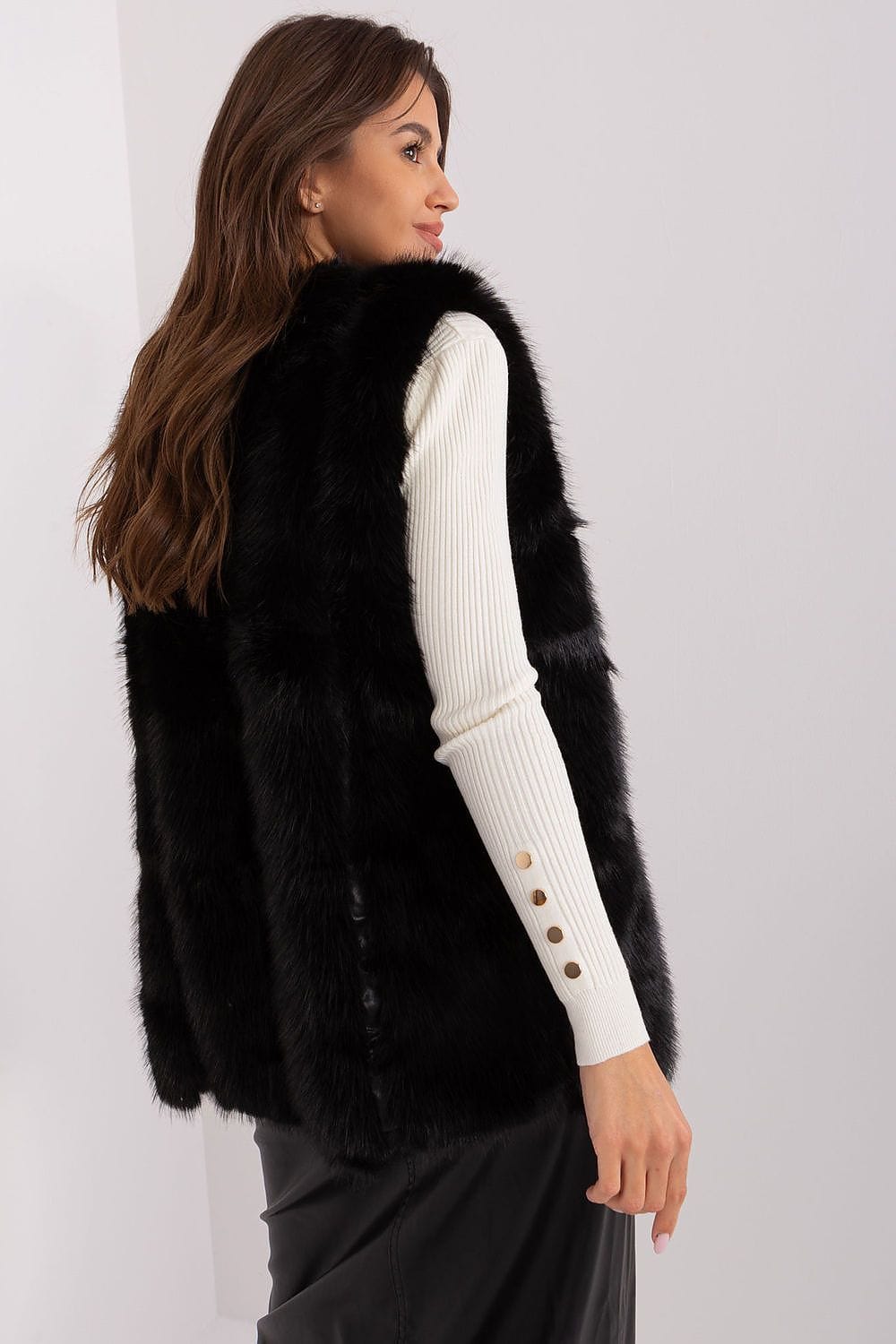 Luxury Women’s Casual Long Fur Vest - ShalayeFashion