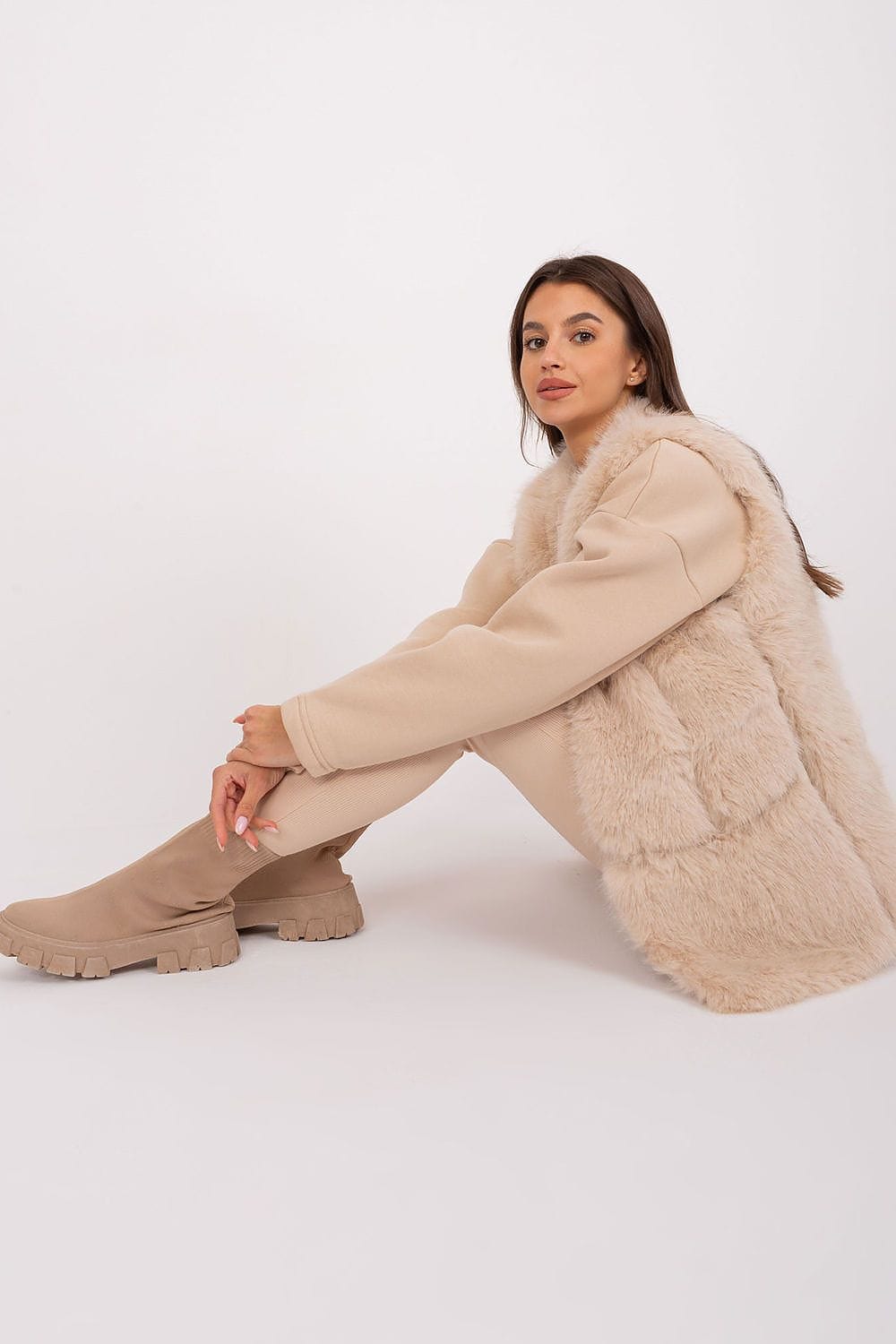 Luxury Women’s Casual Long Fur Vest - ShalayeFashion