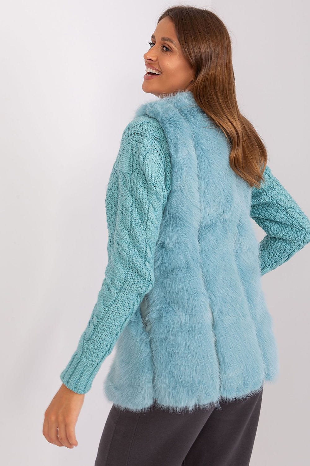 Luxury Women’s Casual Long Fur Vest - ShalayeFashion