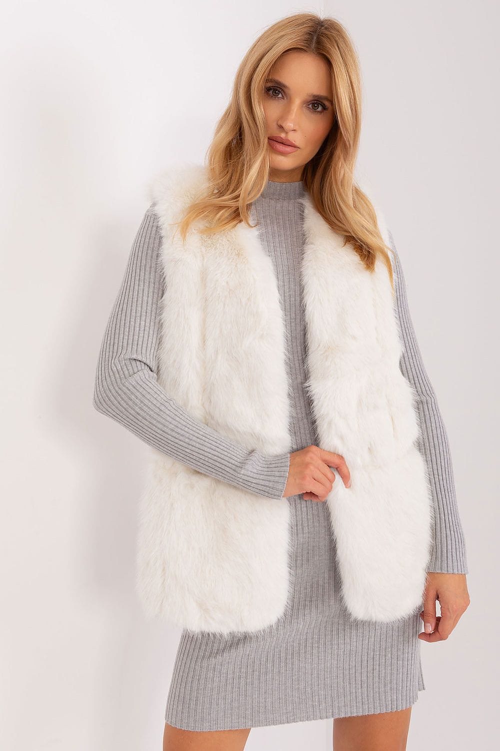 Luxury Women’s Casual Long Fur Vest - ShalayeFashion