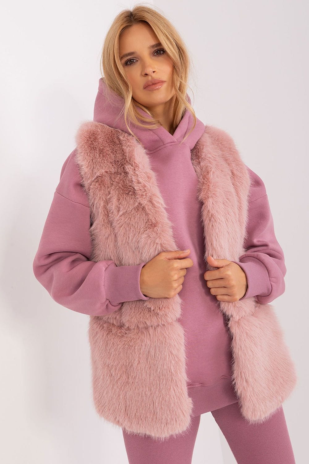 Luxury Women’s Casual Long Fur Vest - ShalayeFashion