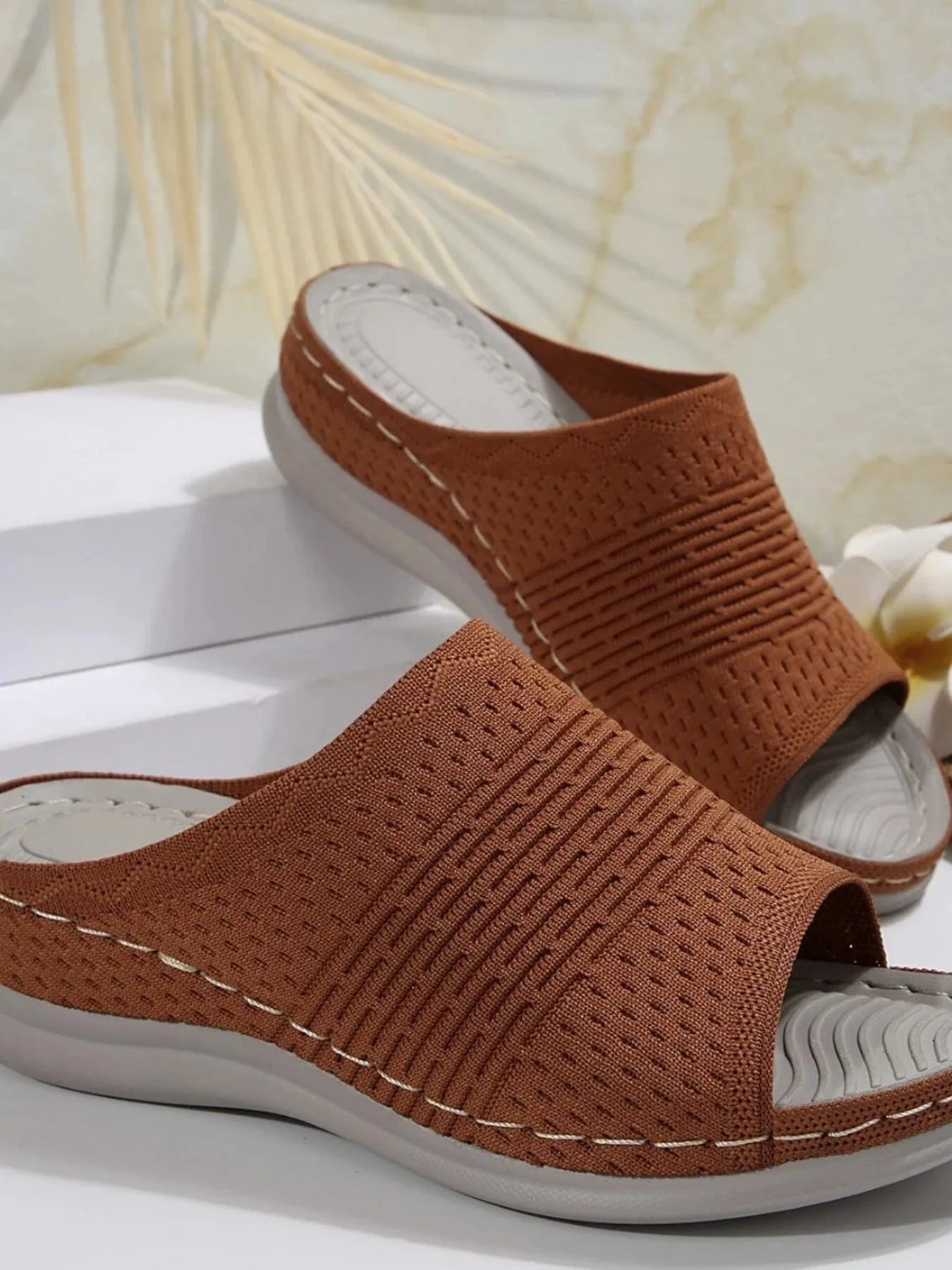 Mesh Open Toe Sandals - ShalayeFashion