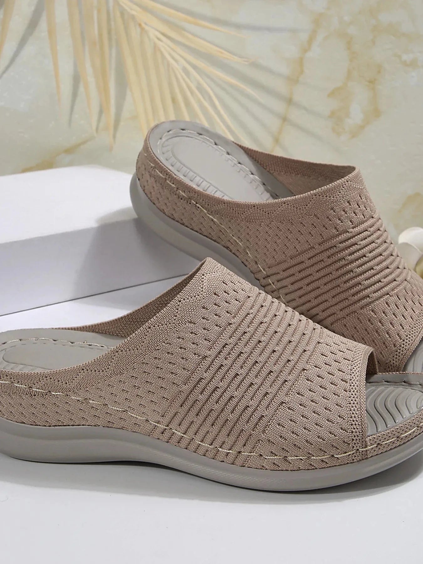 Mesh Open Toe Sandals - ShalayeFashion