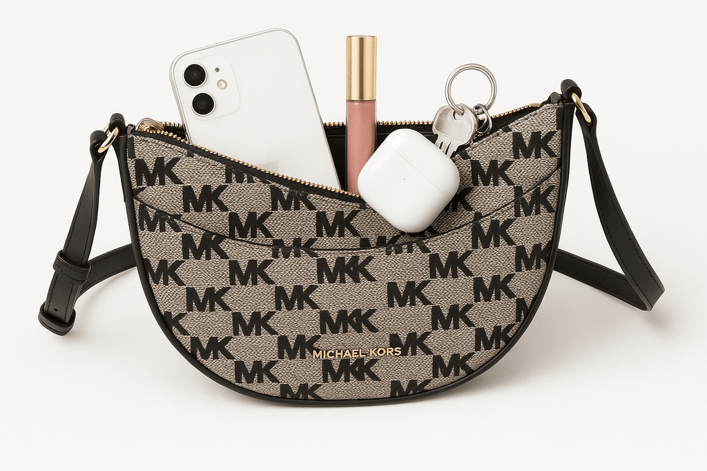 Michael Kors Black Crossbody Bag Designer Shoulder - ShalayeFashion