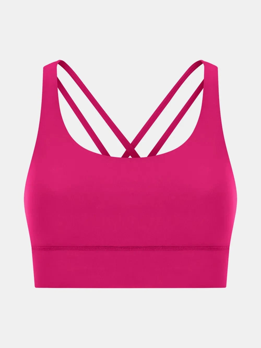Millennia Crisscross Scoop Neck Active Tank - ShalayeFashion