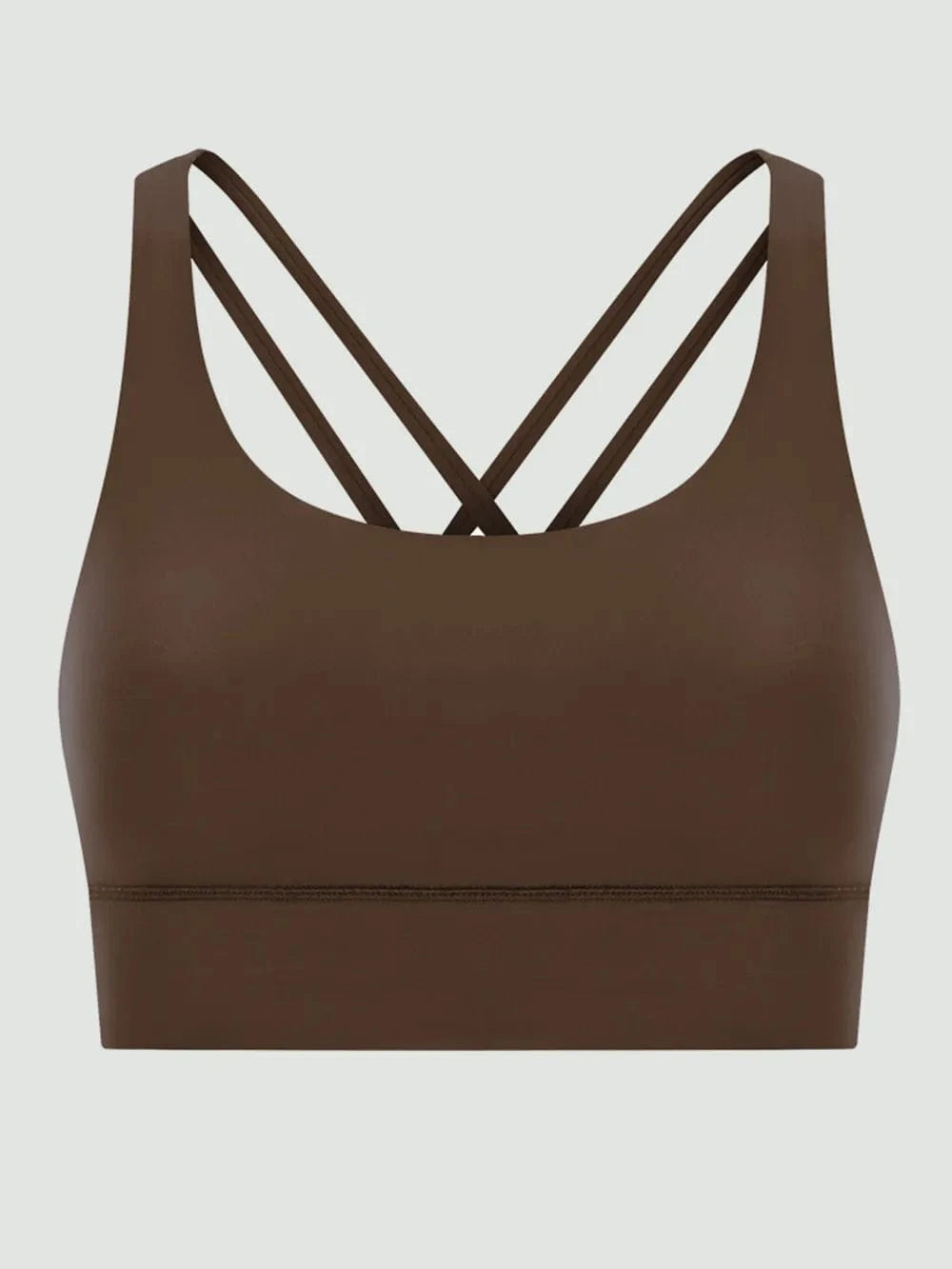 Millennia Crisscross Scoop Neck Active Tank - ShalayeFashion