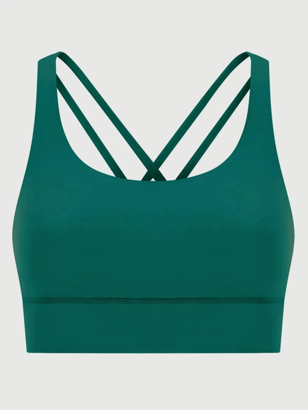Millennia Crisscross Scoop Neck Active Tank - ShalayeFashion