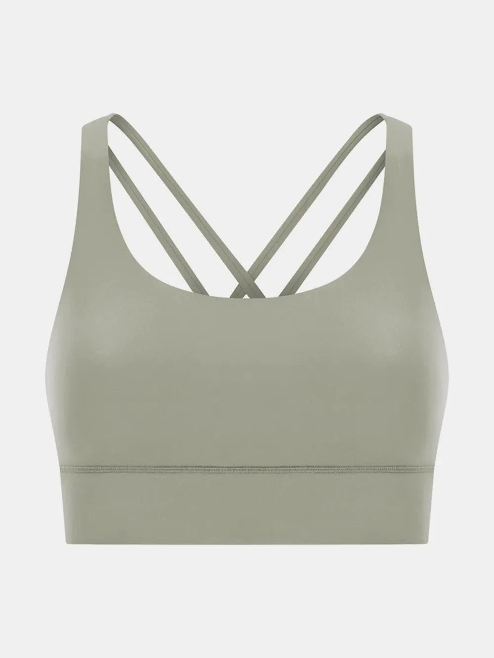 Millennia Crisscross Scoop Neck Active Tank - ShalayeFashion