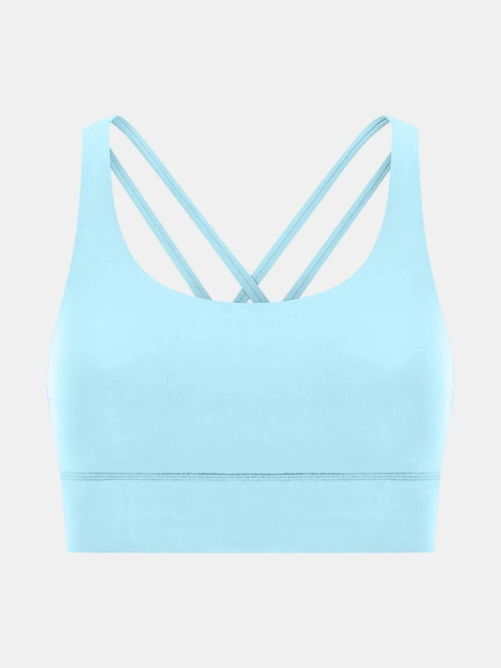 Millennia Crisscross Scoop Neck Active Tank - ShalayeFashion