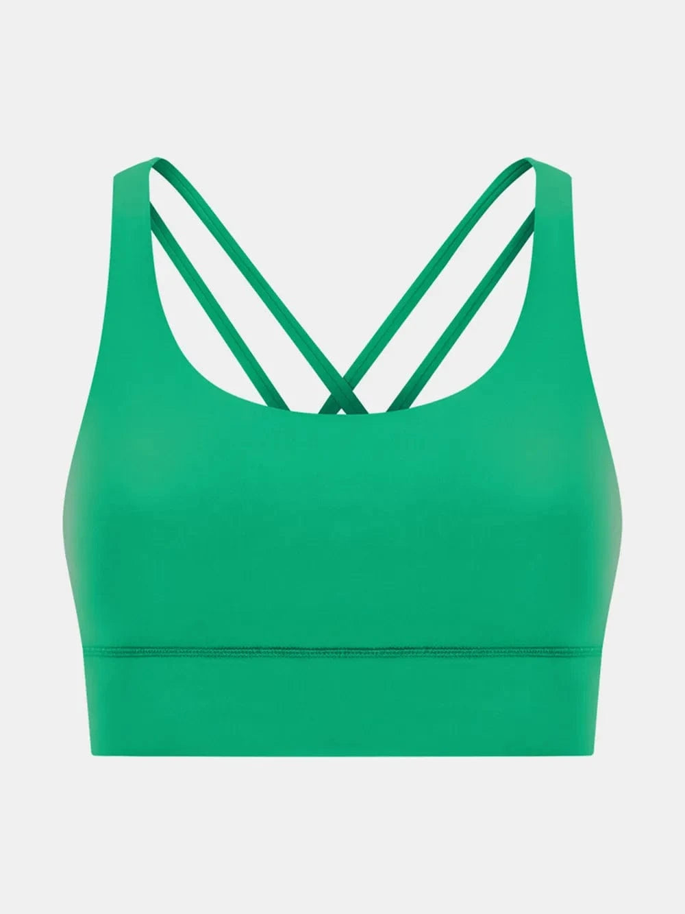 Millennia Crisscross Scoop Neck Active Tank - ShalayeFashion