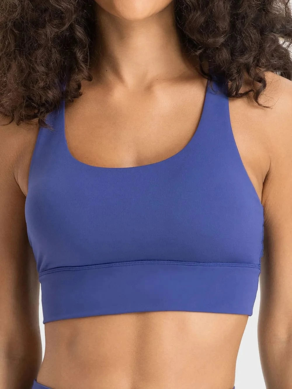 Millennia Crisscross Scoop Neck Active Tank - ShalayeFashion