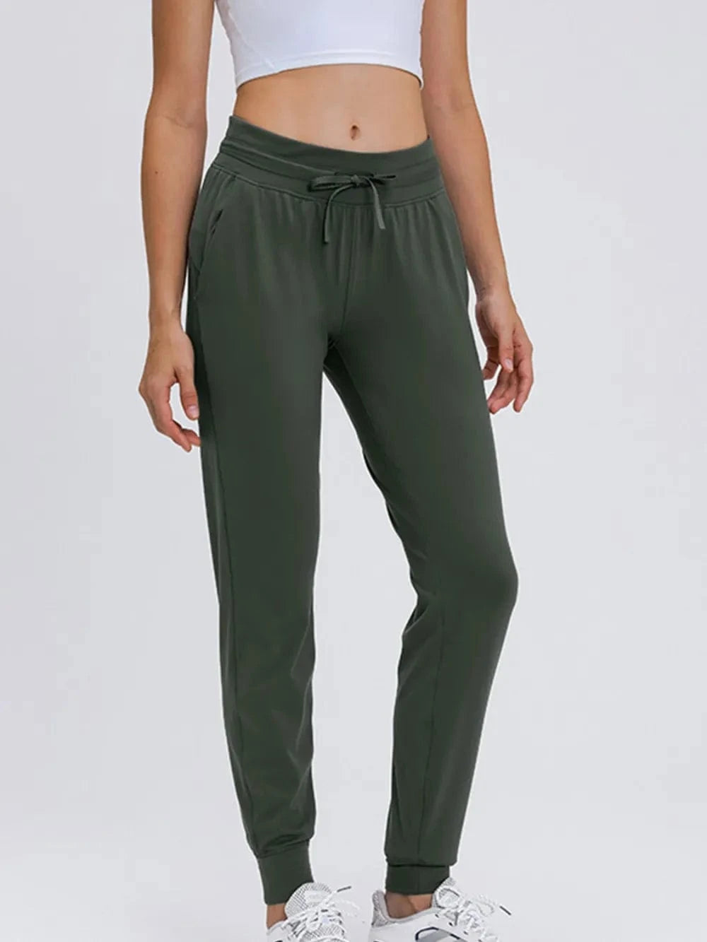 Millennia Double Take Tied Joggers with Pockets - ShalayeFashion