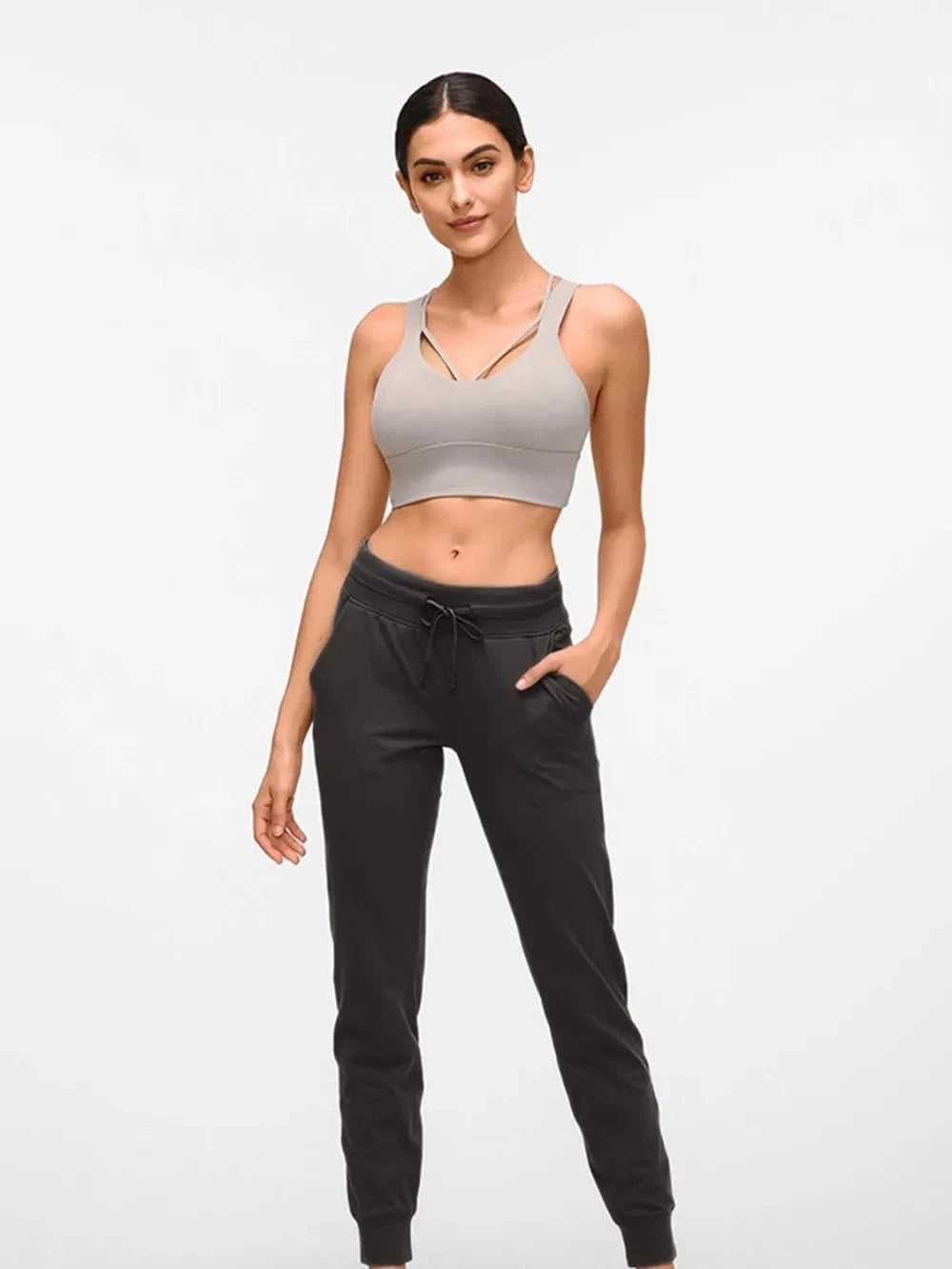 Millennia Double Take Tied Joggers with Pockets - ShalayeFashion