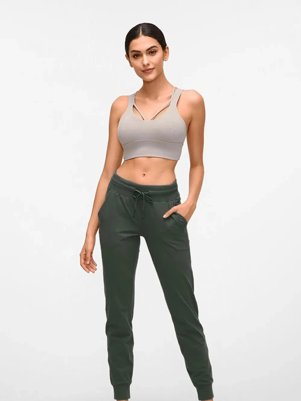 Millennia Double Take Tied Joggers with Pockets - ShalayeFashion