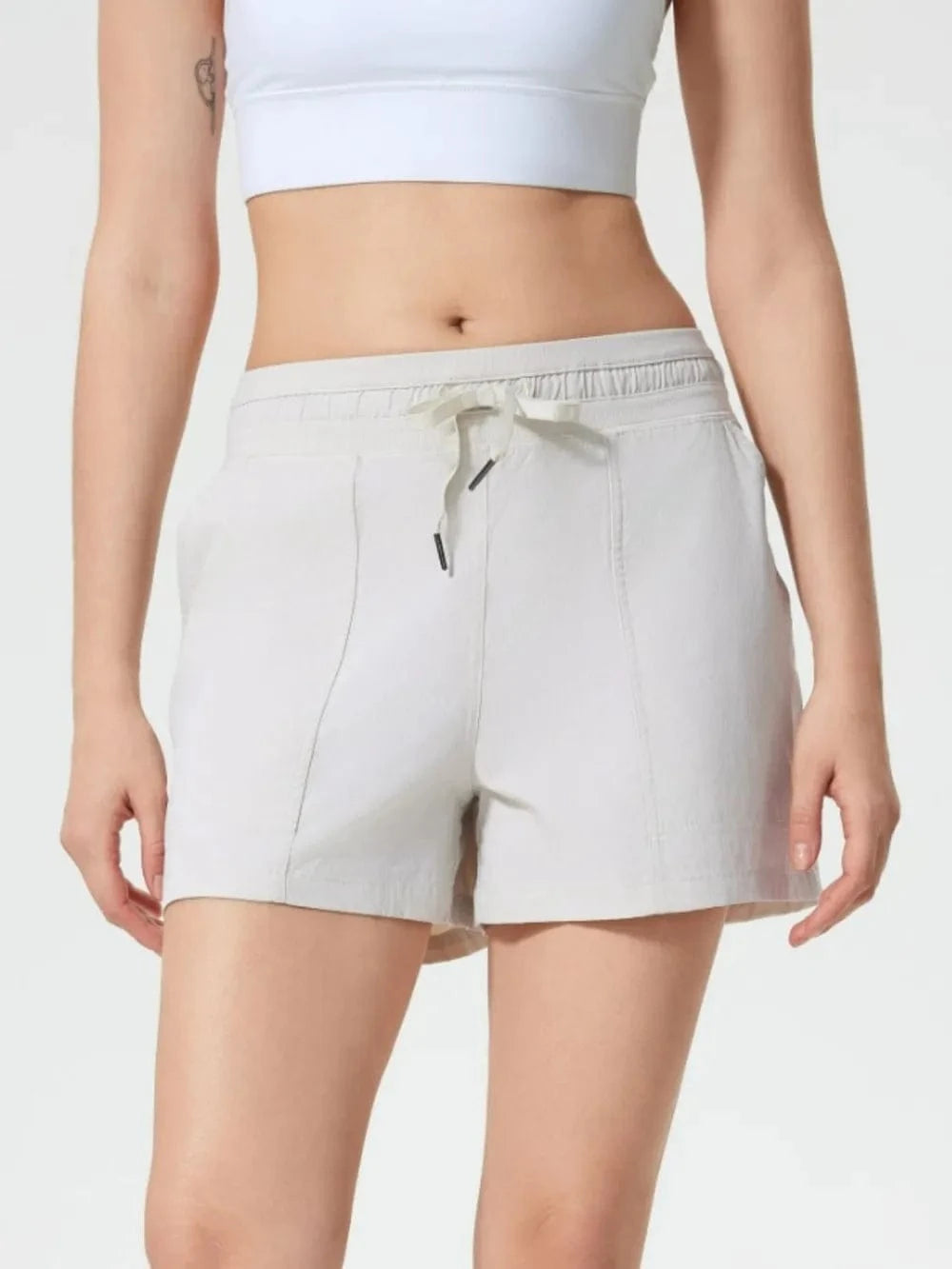 Millennia Drawstring Active Shorts with Pockets - ShalayeFashion