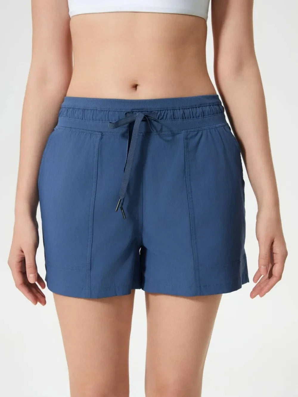 Millennia Drawstring Active Shorts with Pockets - ShalayeFashion