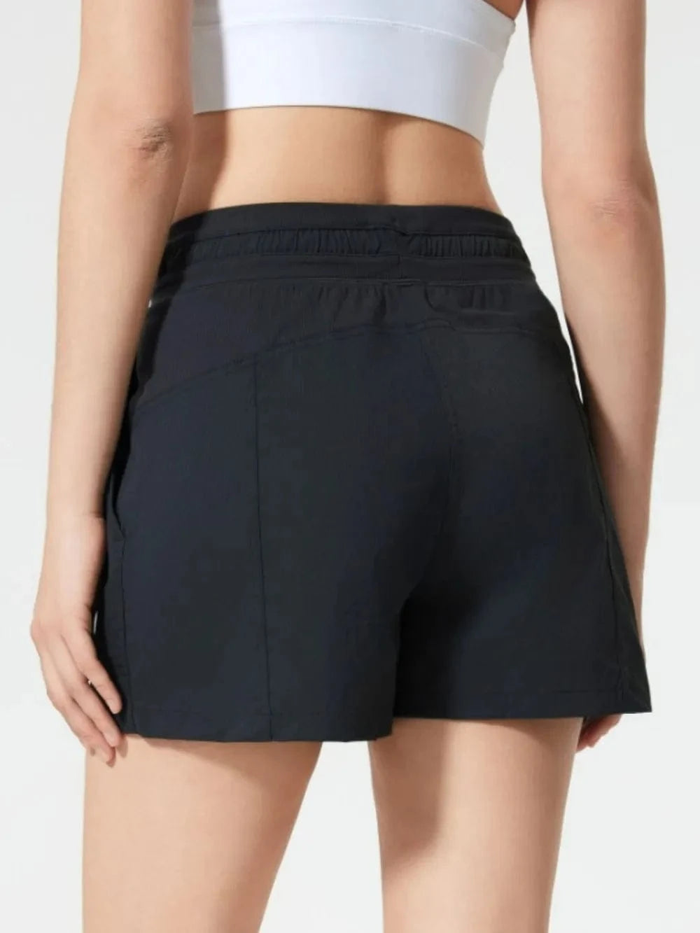 Millennia Drawstring Active Shorts with Pockets - ShalayeFashion