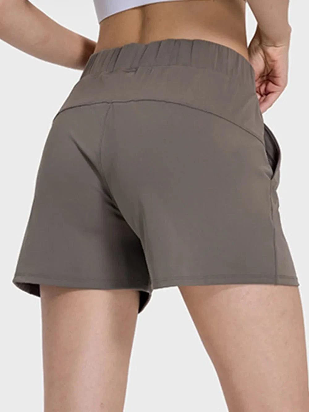 Millennia Elastic Waist Active Shorts - ShalayeFashion