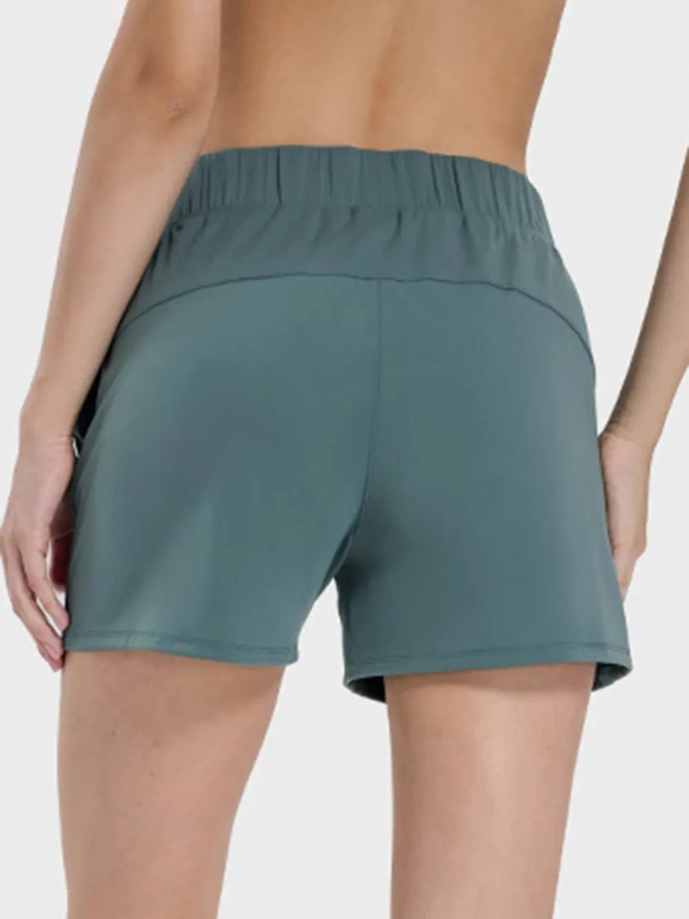 Millennia Elastic Waist Active Shorts - ShalayeFashion