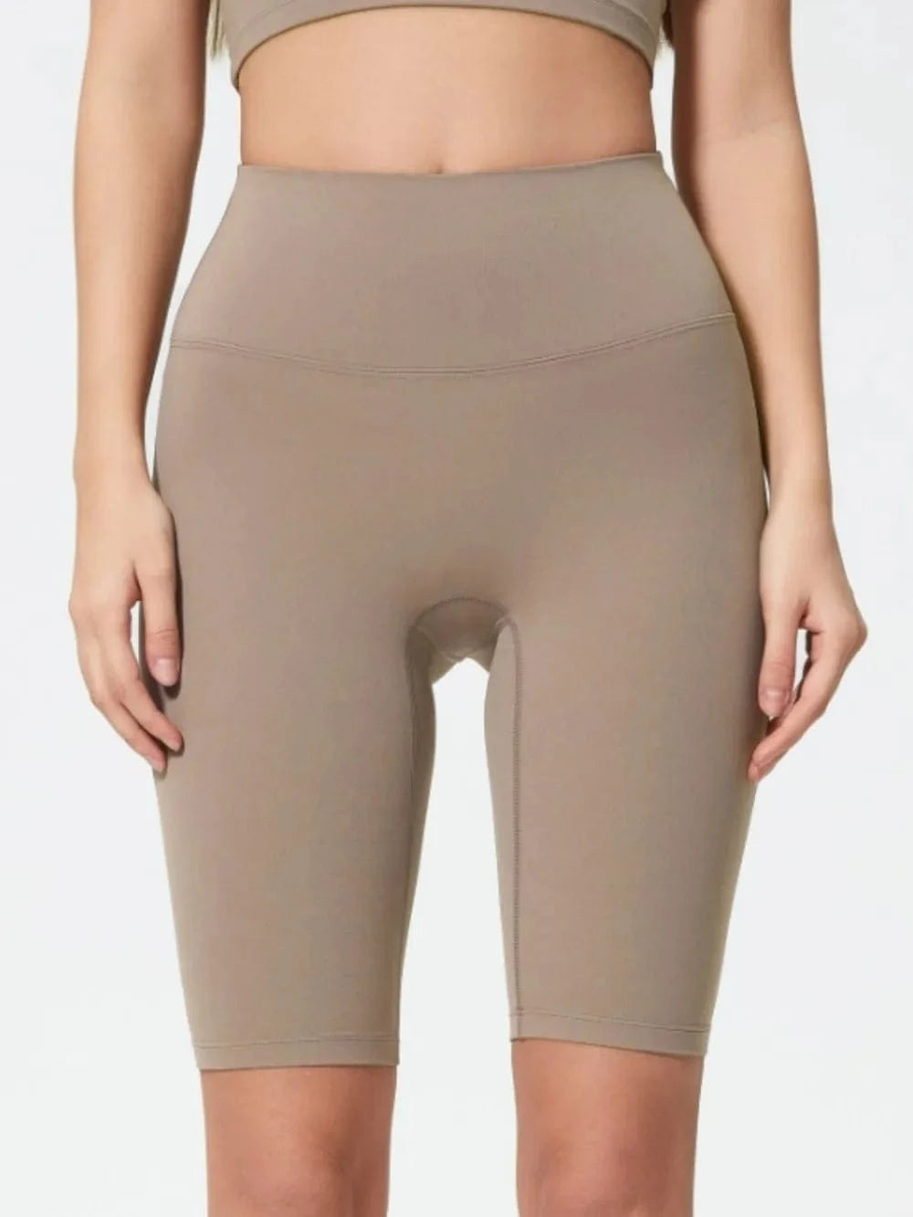 Millennia High Rise Wide Waistband Active Shorts - ShalayeFashion