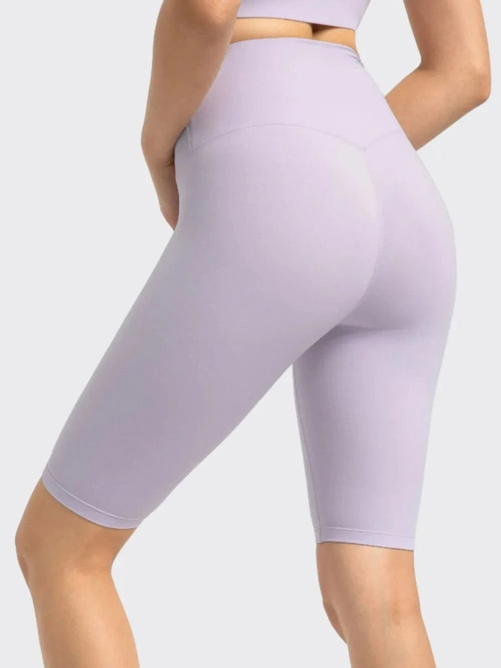 Millennia High Rise Wide Waistband Active Shorts - ShalayeFashion