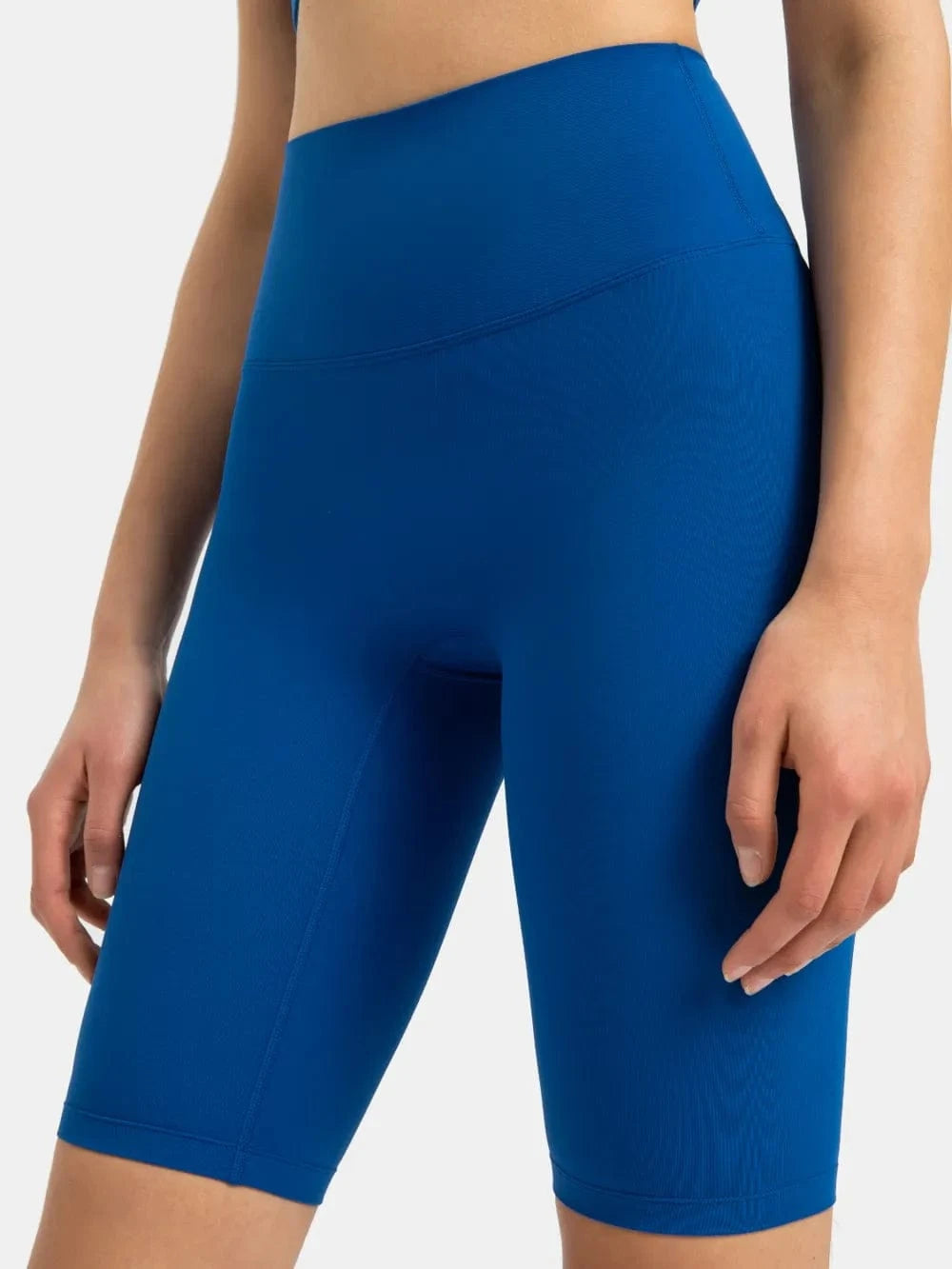 Millennia High Rise Wide Waistband Active Shorts - ShalayeFashion