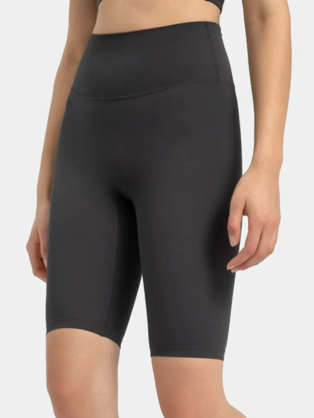 Millennia High Rise Wide Waistband Active Shorts - ShalayeFashion