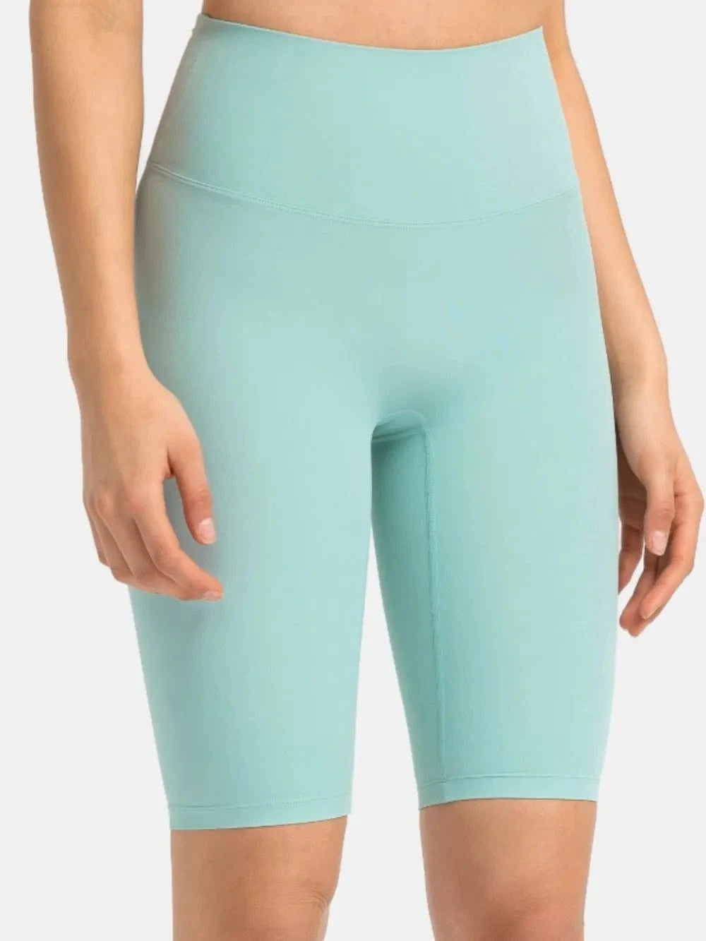 Millennia High Rise Wide Waistband Active Shorts - ShalayeFashion
