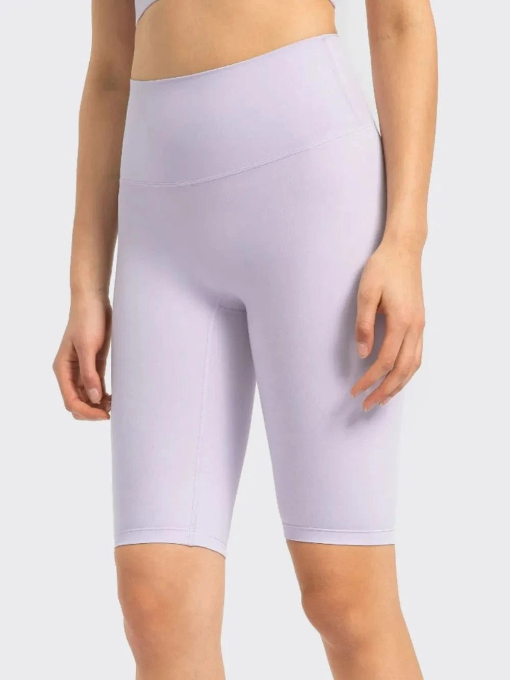 Millennia High Rise Wide Waistband Active Shorts - ShalayeFashion