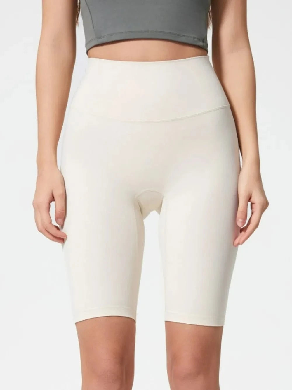 Millennia High Rise Wide Waistband Active Shorts - ShalayeFashion