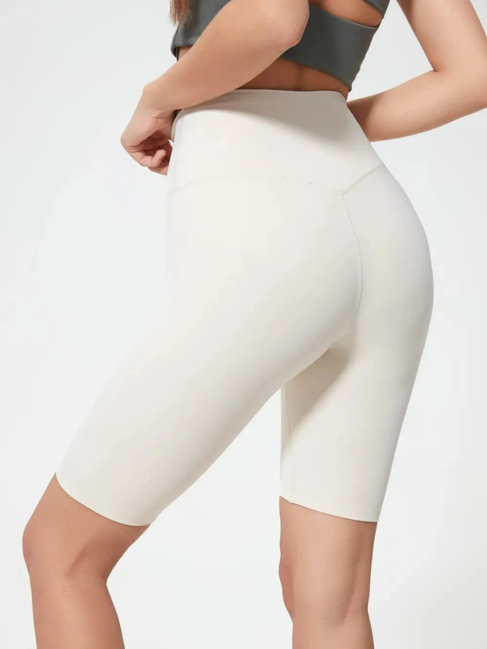 Millennia High Rise Wide Waistband Active Shorts - ShalayeFashion