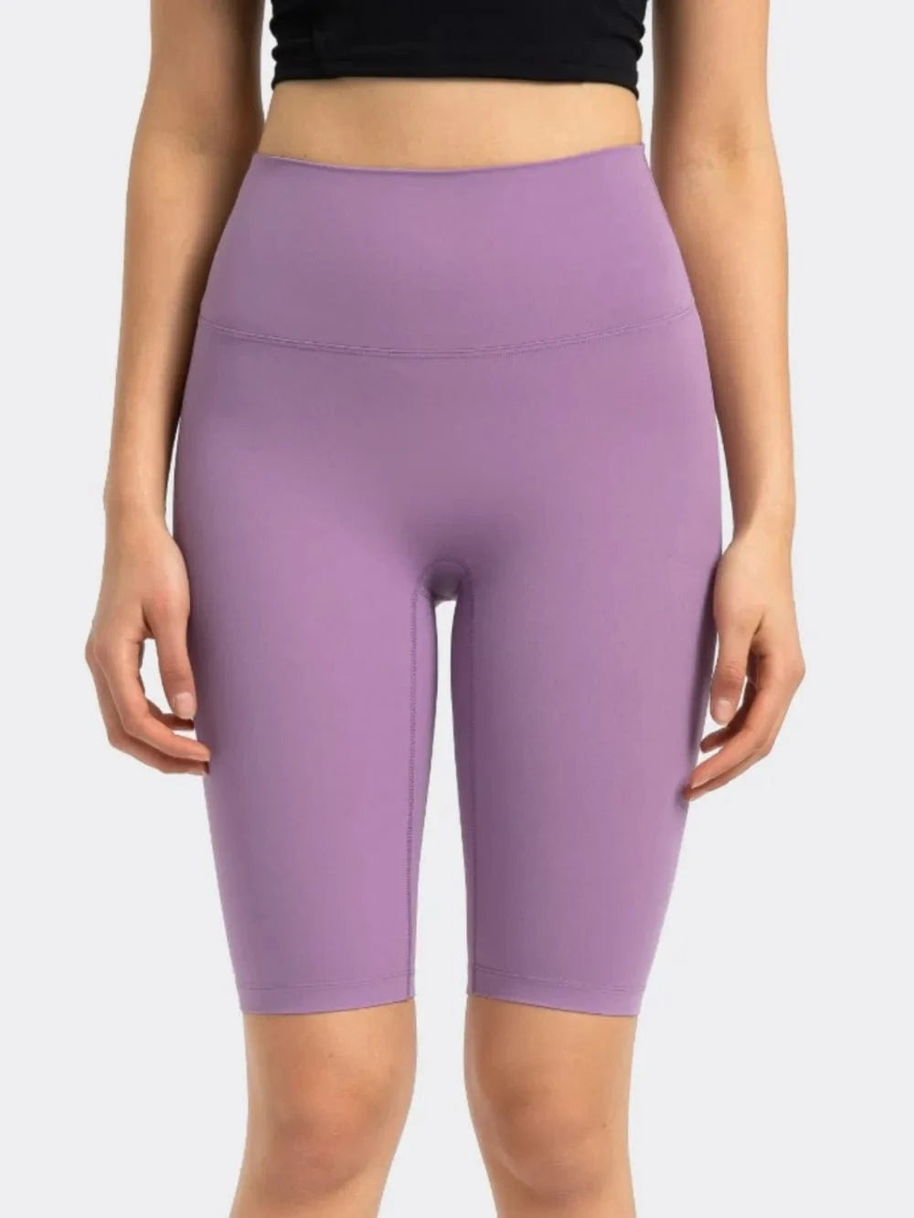 Millennia High Rise Wide Waistband Active Shorts - ShalayeFashion