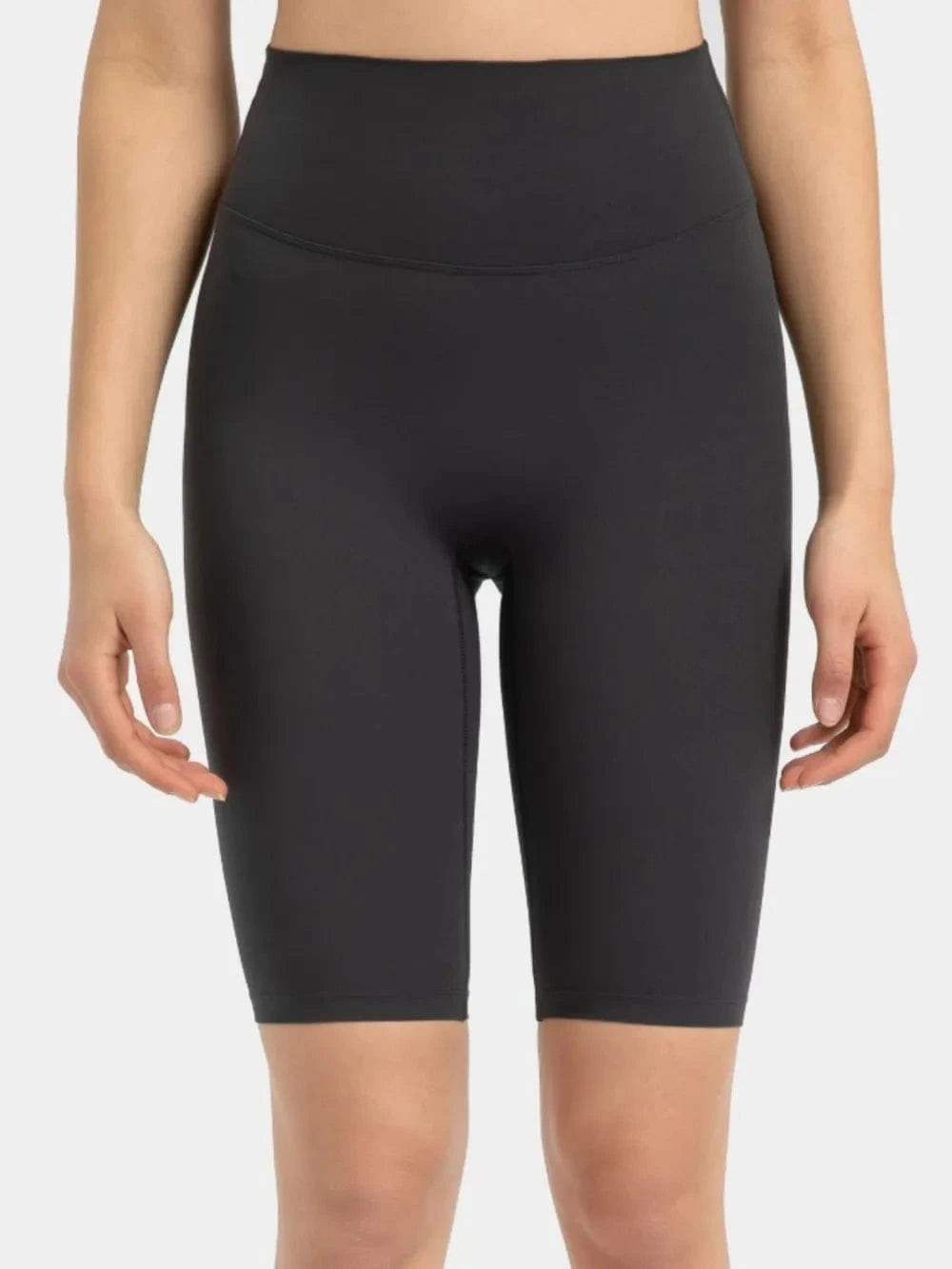 Millennia High Rise Wide Waistband Active Shorts - ShalayeFashion